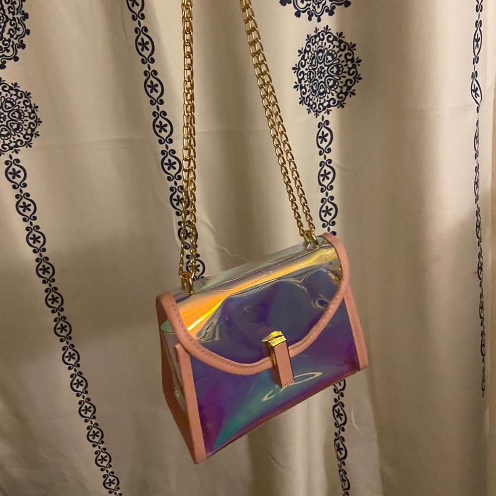 Transparent Iridescent Purse SOLD